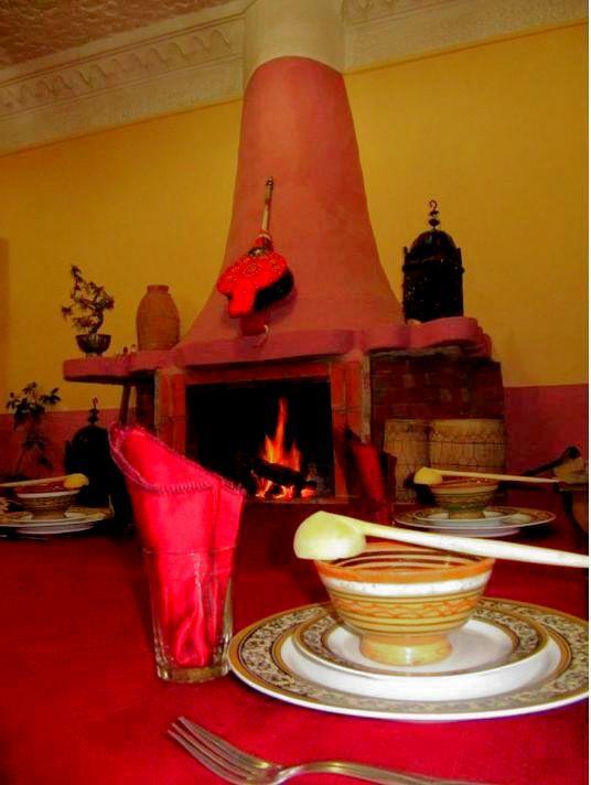 Auberge Des Peupliers Cafe Restaurant Akhendachou n'Ait Ouffi Esterno foto